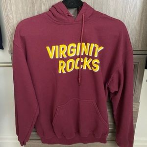 Burgundy Virginity Rocks Sweater
